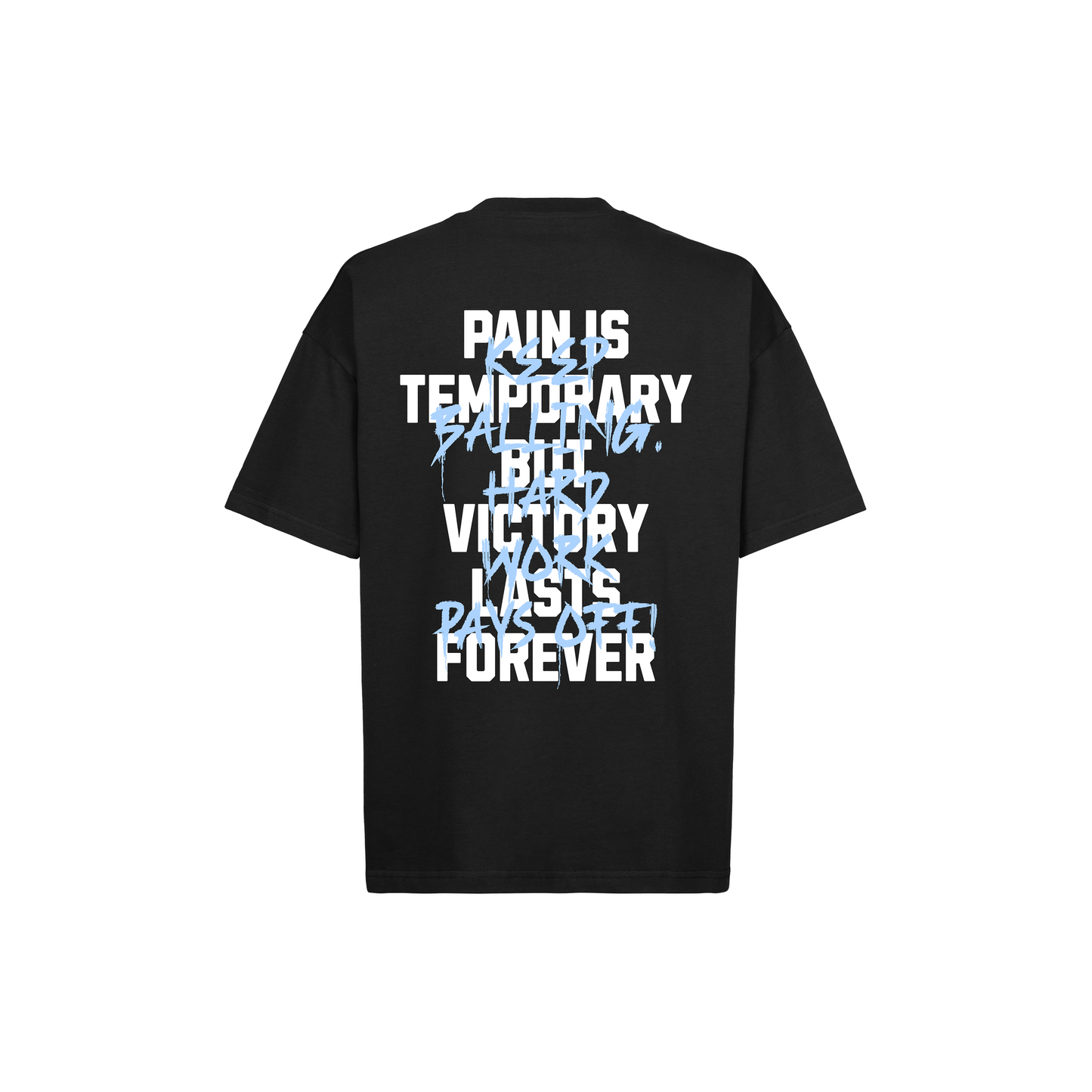 BLUE BALLER - BLACK OVERSIZED